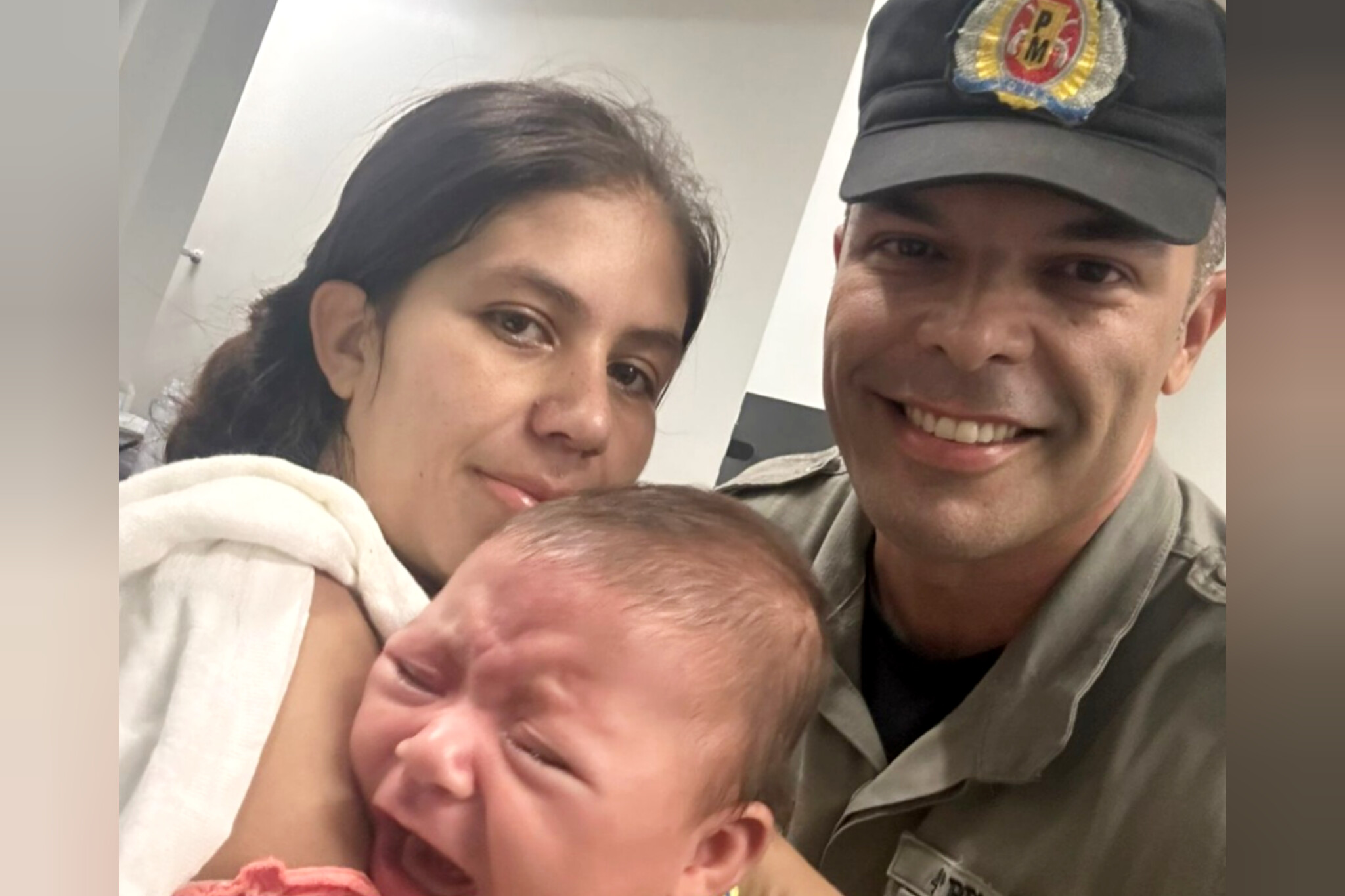 Ação rápida do 4º BPM salva recém-nascido engasgado durante patrulhamento em Anápolis