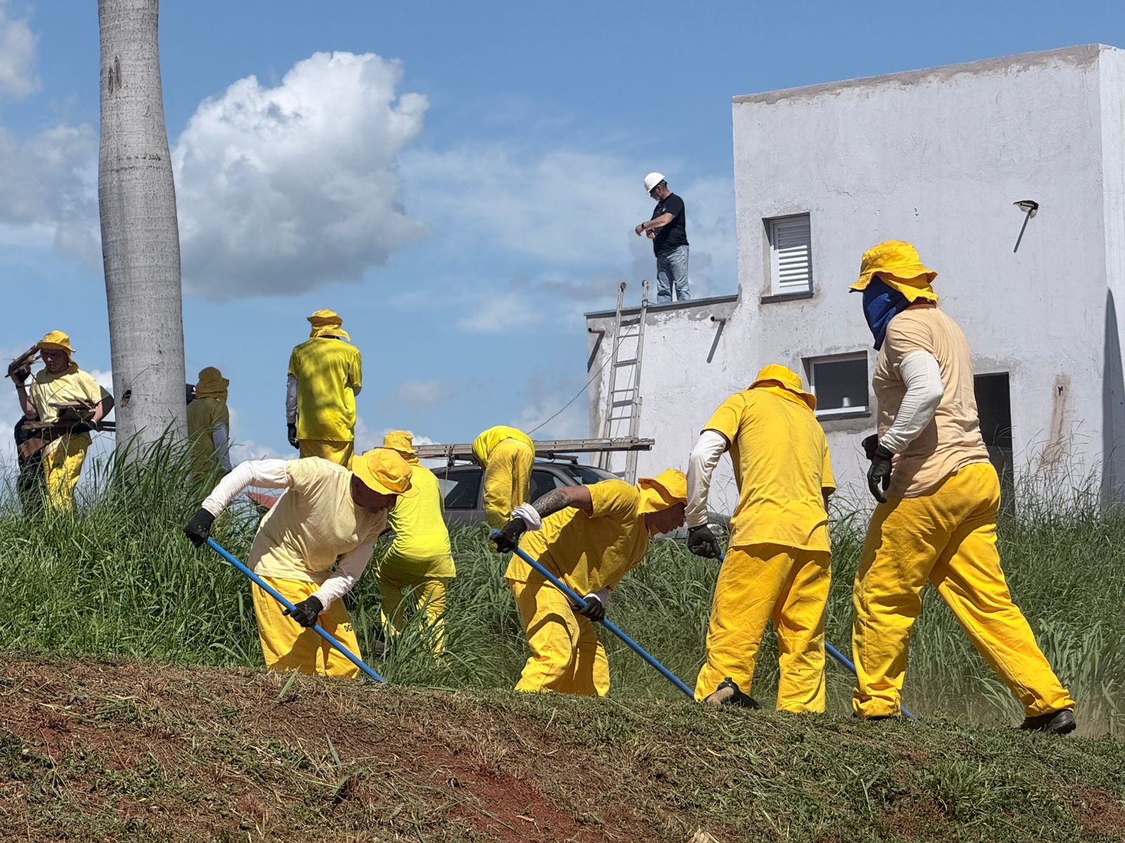 Reeducandos trabalham na manutenção do Autódromo Internacional de Goiânia