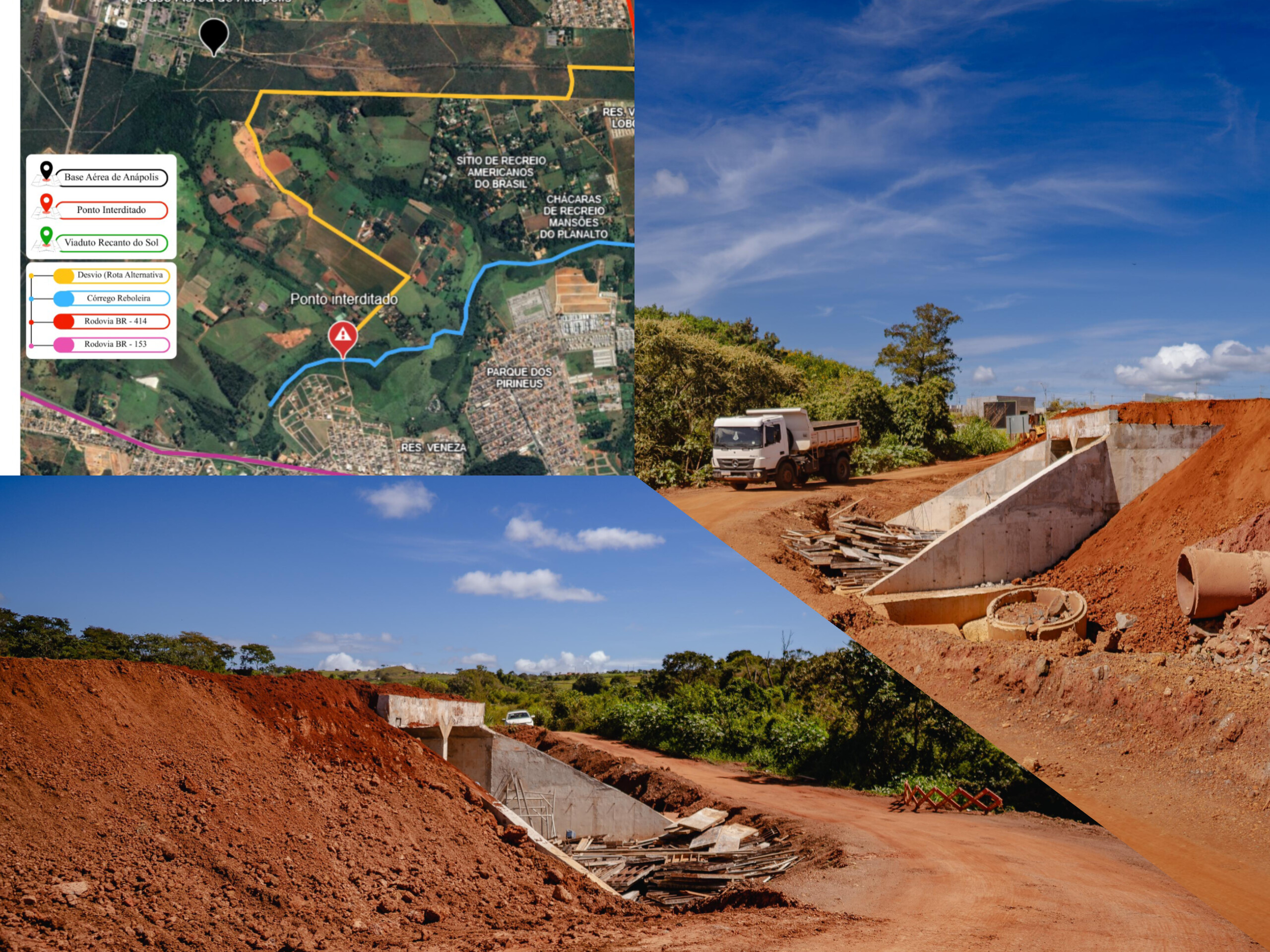 Travessia no Verona entra na reta final e trecho será fechado durante o feriadão em Anápolis