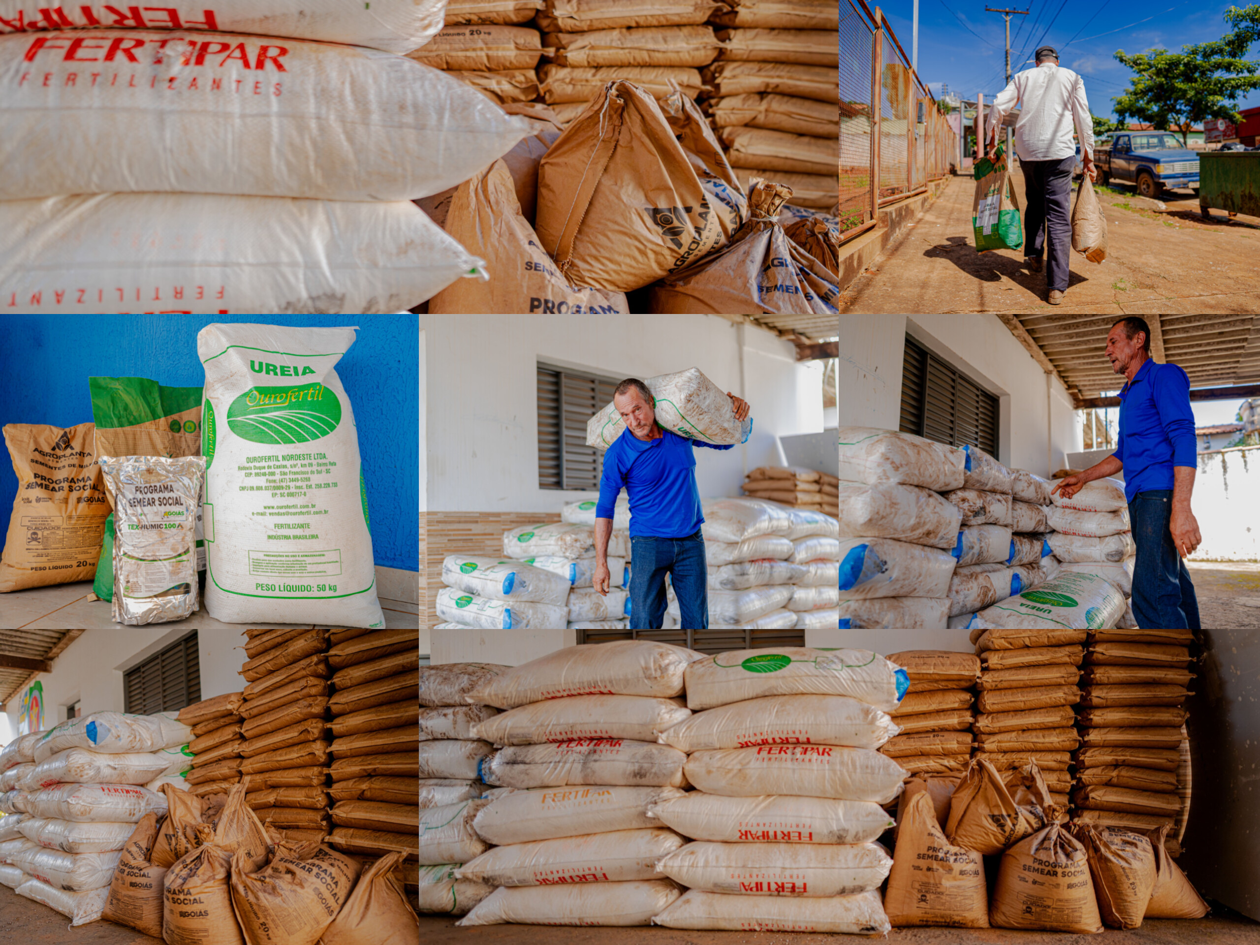 INCENTIVO AO CAMPO: Prefeitura e Emater entregam 200 kits de agricultura familiar para produtores dos distritos de Anápolis