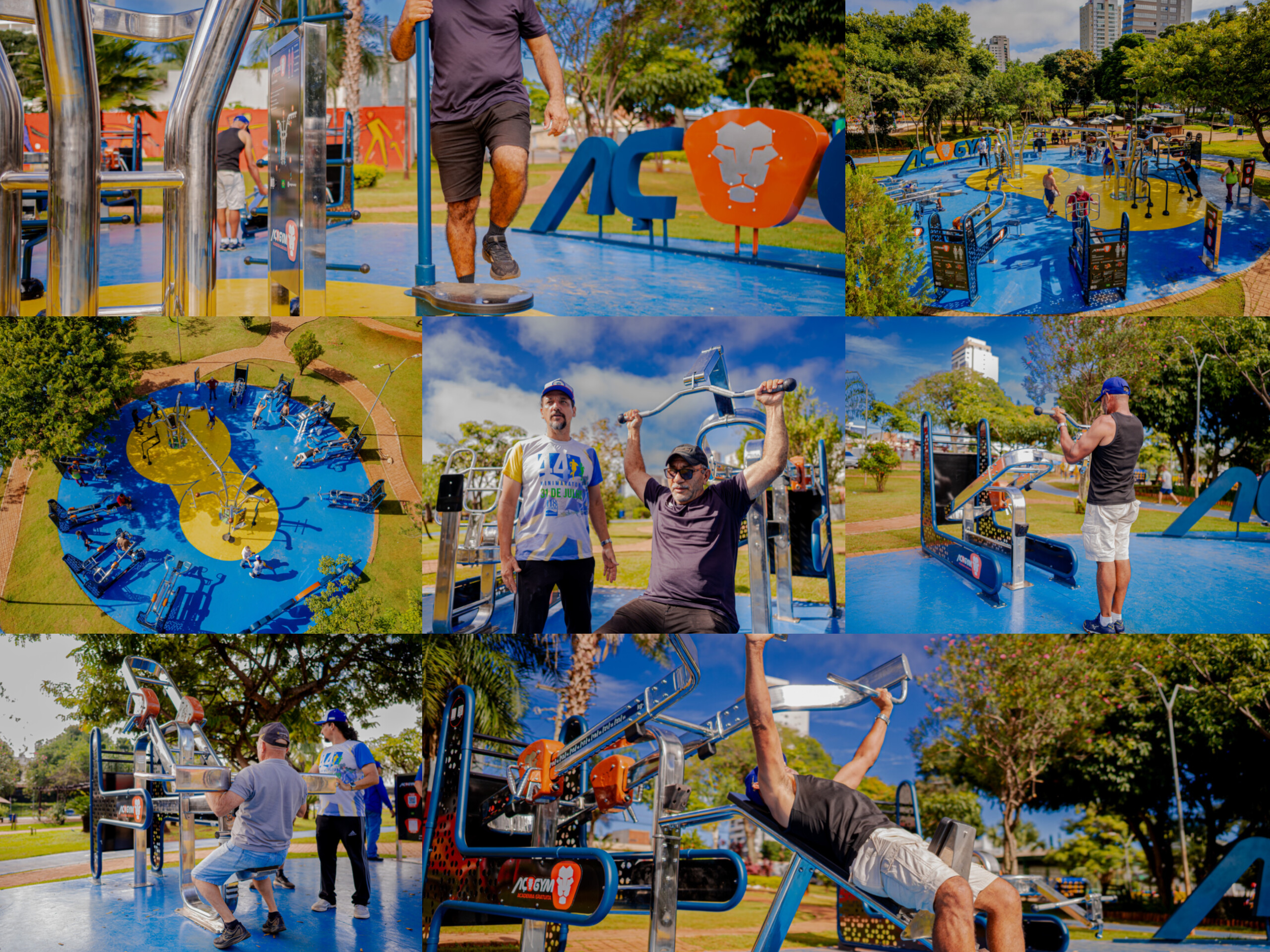 Academia ao ar livre mais moderna do país já muda rotina de frequentadores do Parque Ipiranga em Anápolis