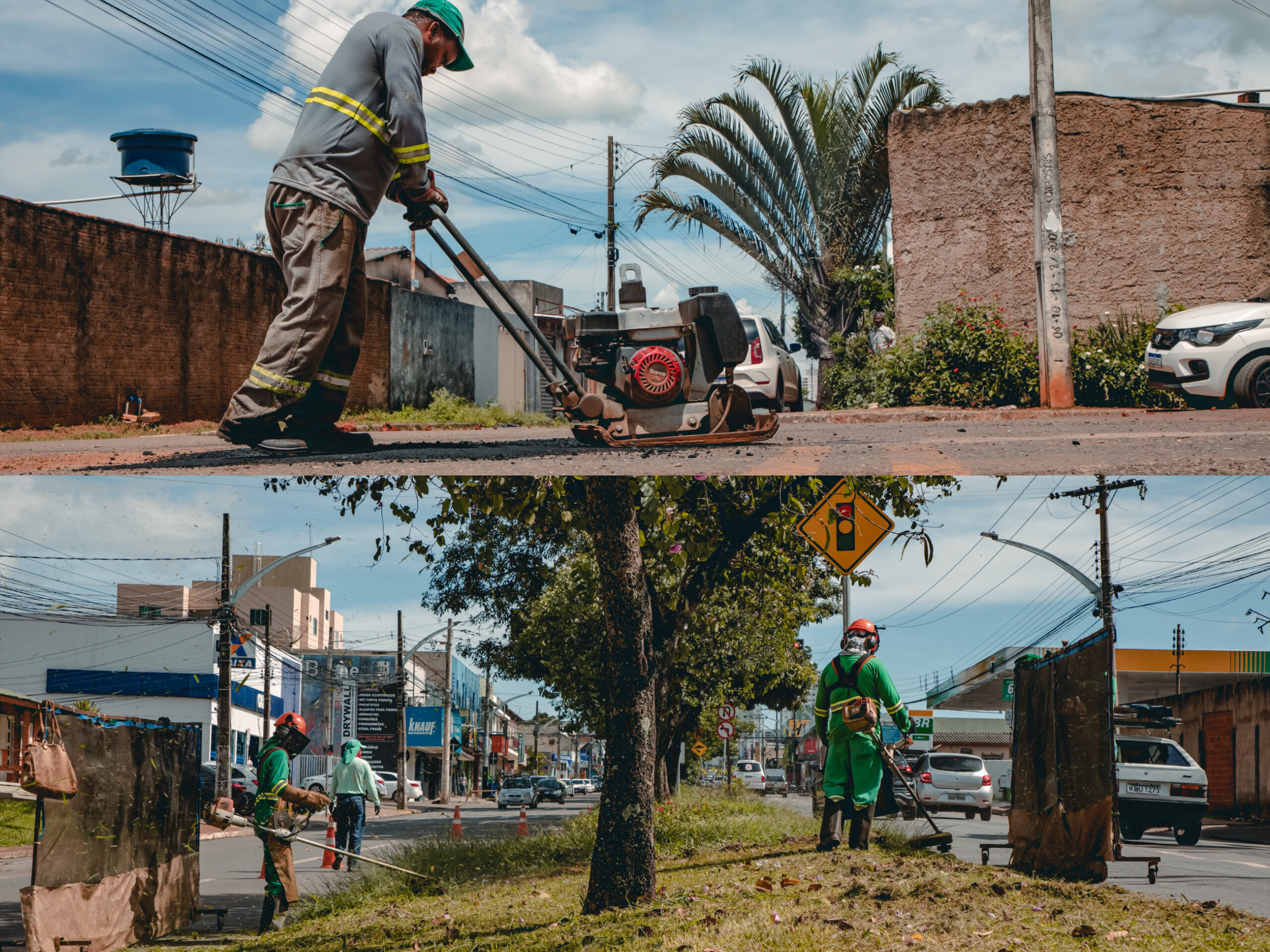 Prefeitura intensifica força-tarefa de manutenção urbana em diversos bairros de Anápolis nesta segunda-feira (13)