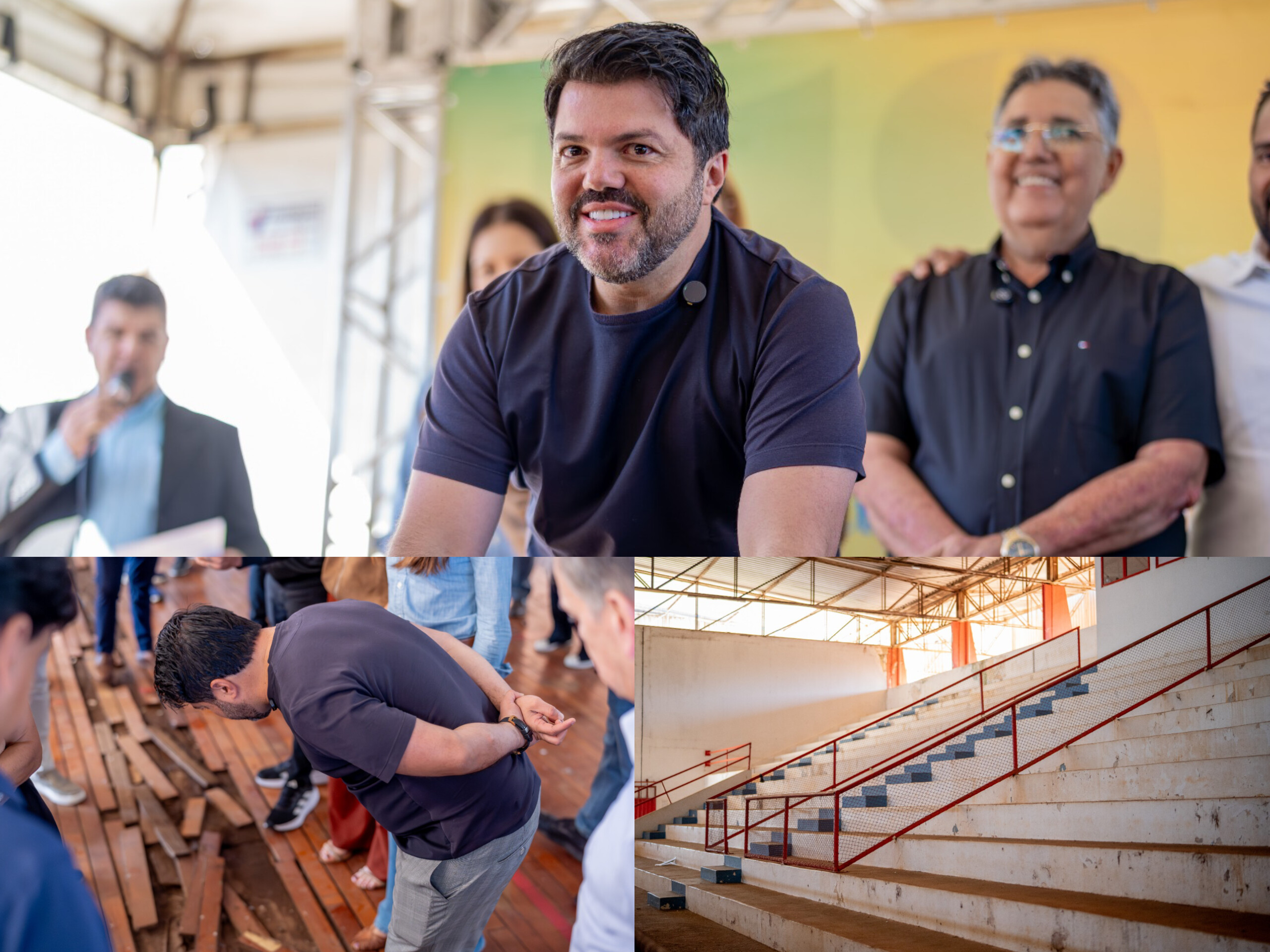Ginásio Carlos de Pina começa a ser revitalizado e receberá melhorias para atletas e comunidade em Anápolis