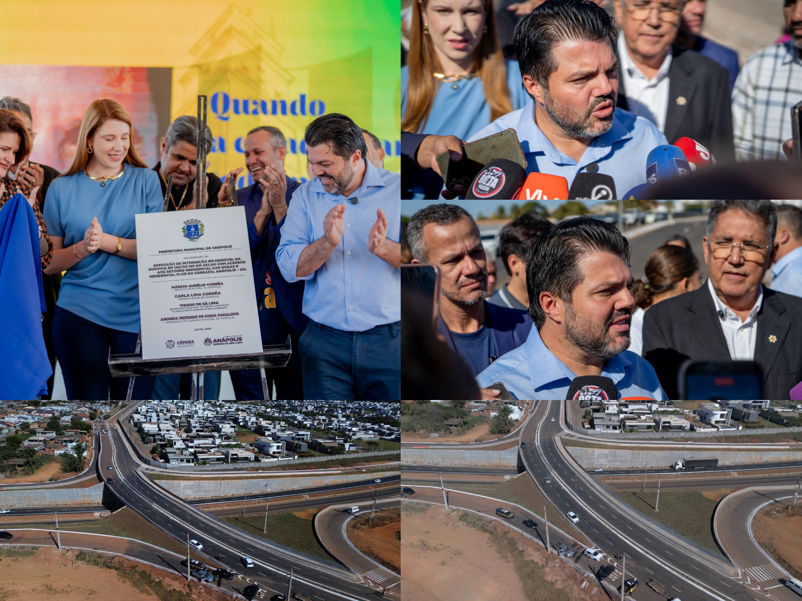 Novo Viaduto do Recanto do Sol é entregue e promete transformar o trânsito em Anápolis