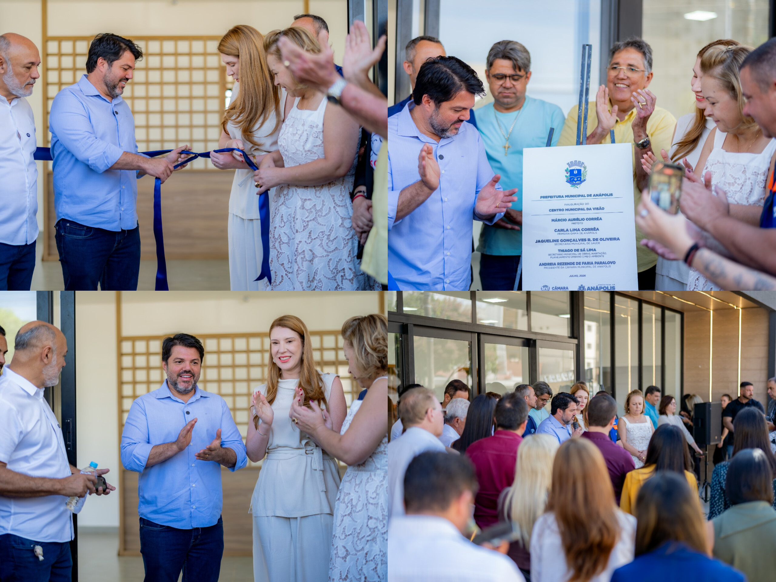 Novo Centro da Visão é inaugurado por Márcio Corrêa e amplia atendimento oftalmológico em Anápolis