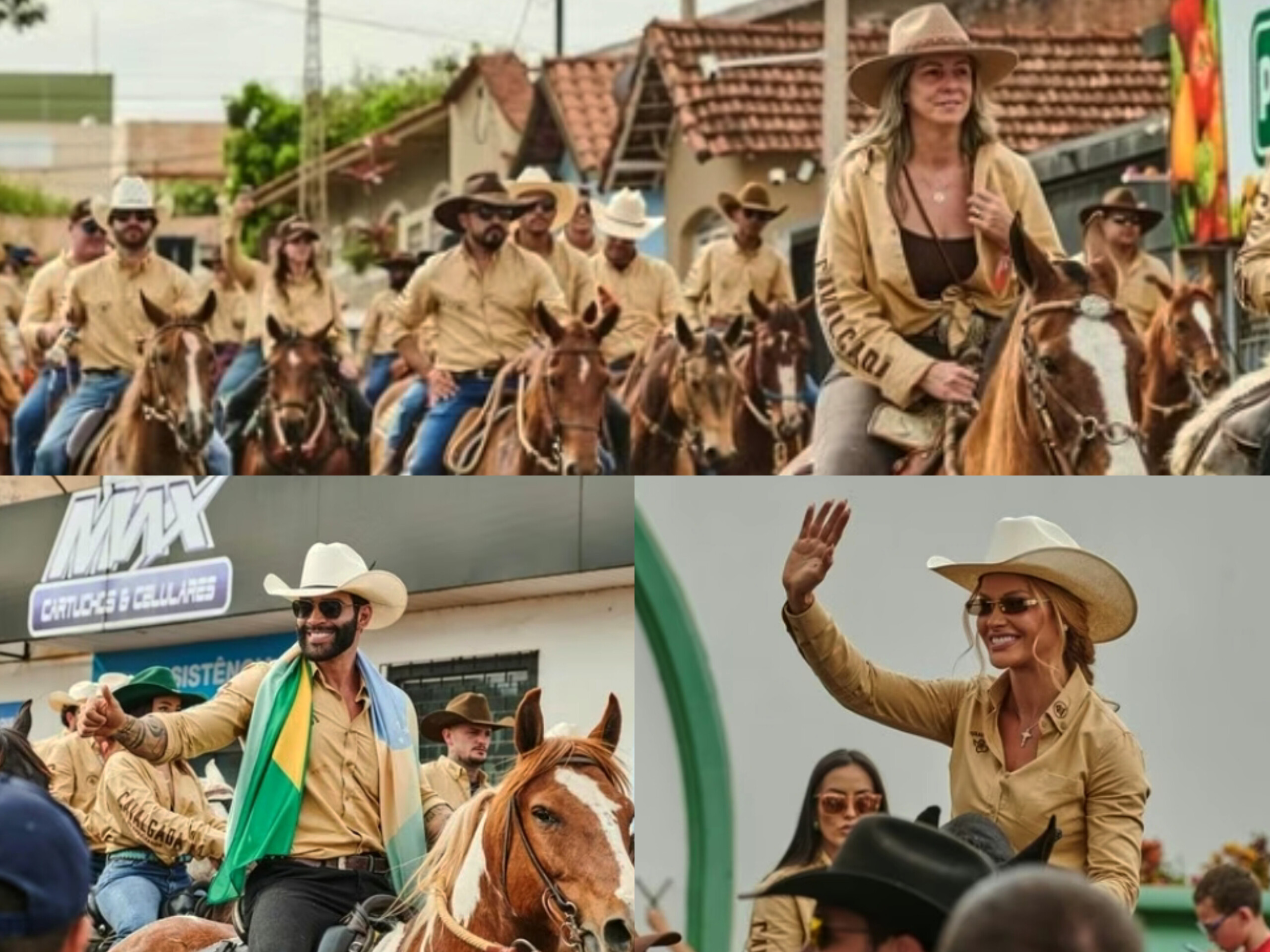 GUSTTAVO LIMA REÚNE MILHARES DE CAVALEIROS EM CAVALGADA DURANTE ANIVERSÁRIO DE BARRETOS