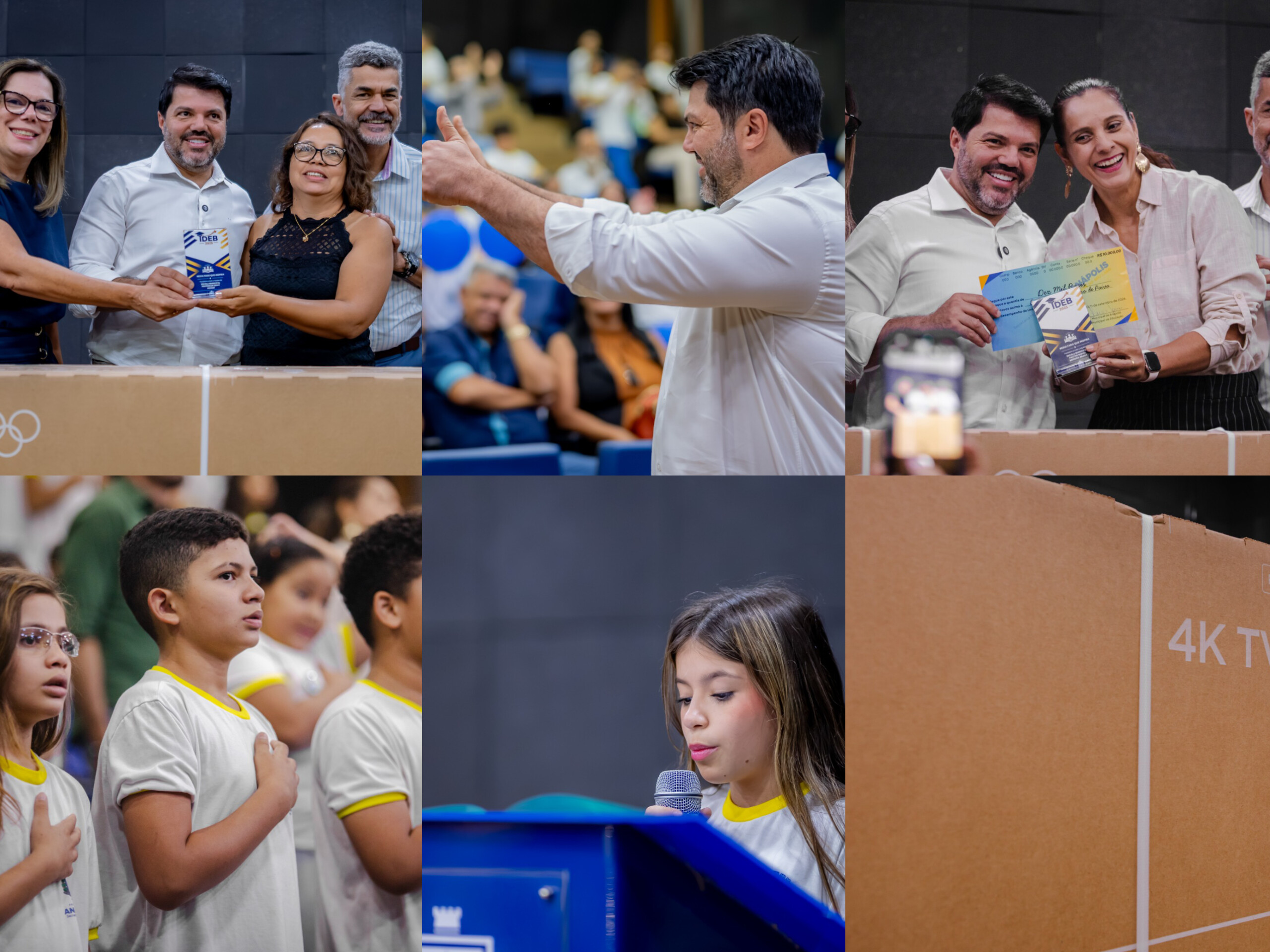 Anápolis premia 11 escolas com melhores notas no Ideb 2025; três recebem R$ 10 mil
