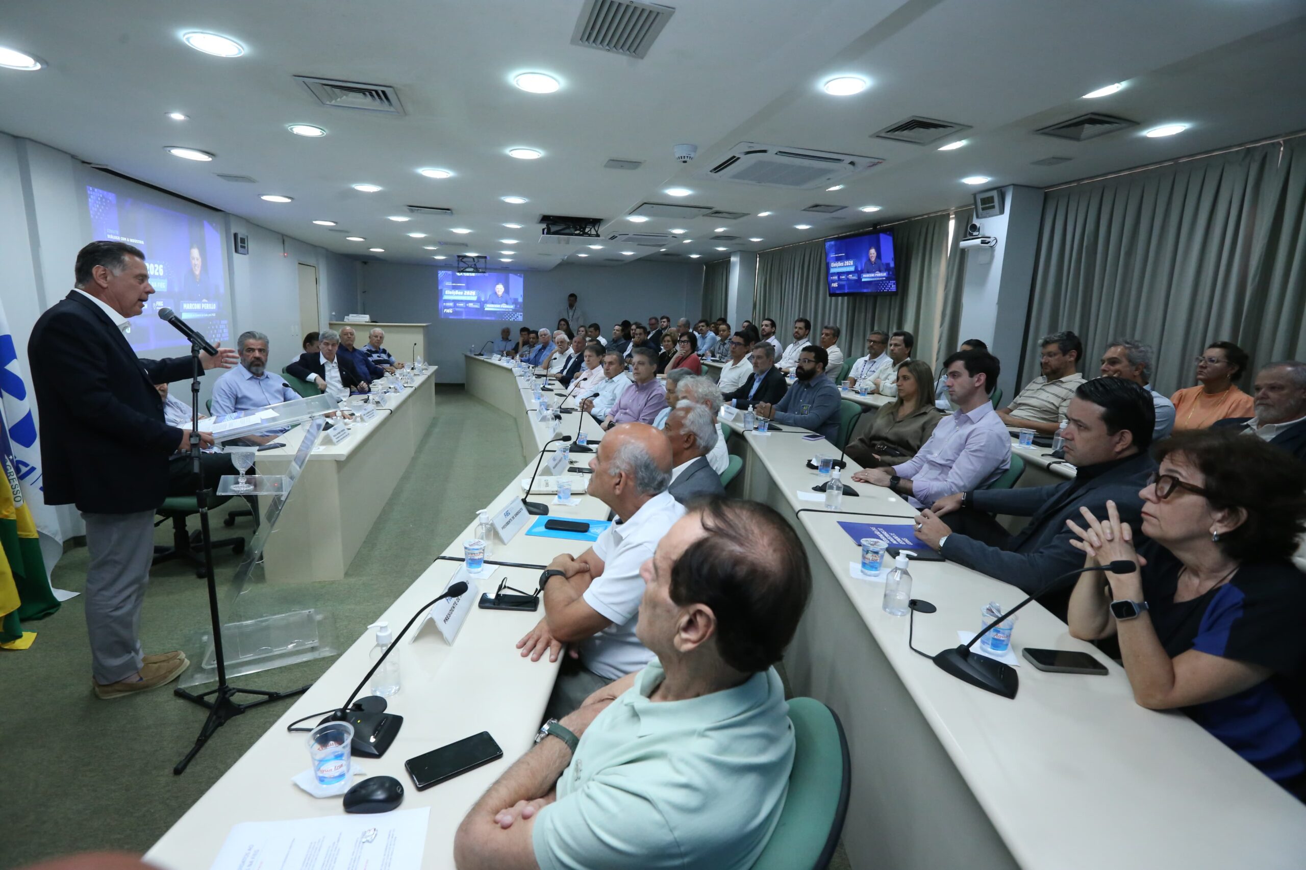 “A mãe de todas as batalhas”: Marconi Perillo alerta Fieg sobre debandada de indústrias e exige força política contra a Reforma Tributária