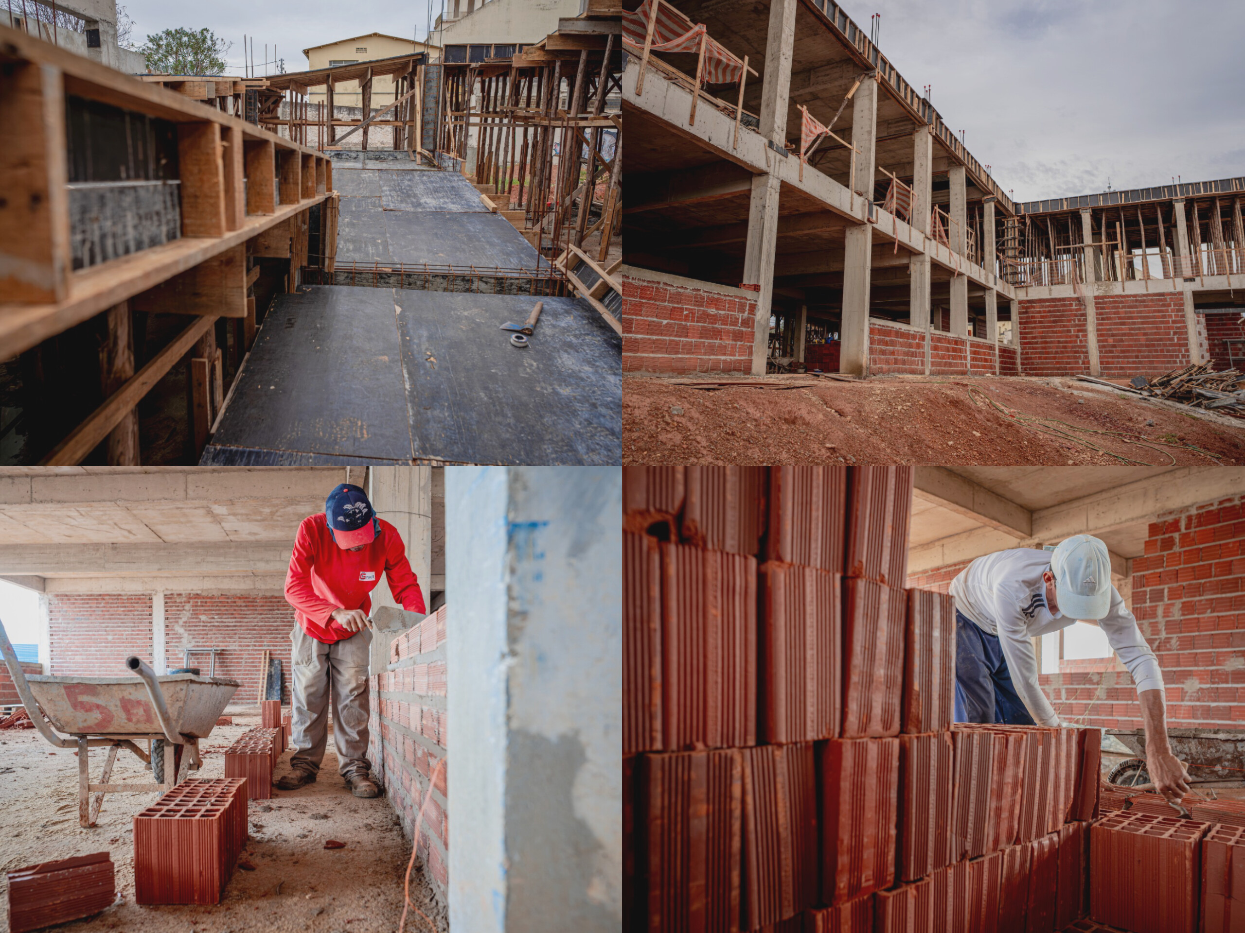 Obra da nova Escola Lions Anhanguera avança e entra na fase de alvenaria em Anápolis